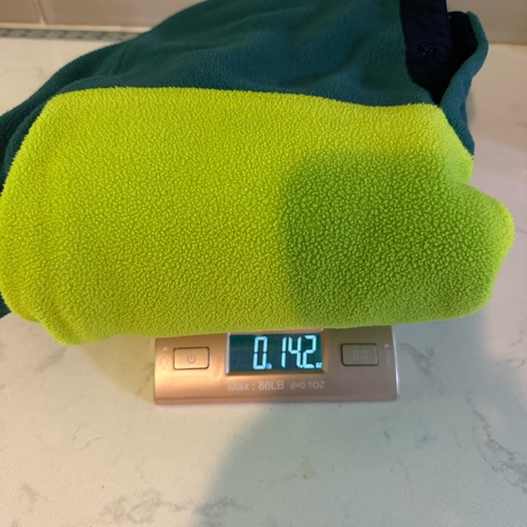 Patagonia Synchilla Snap T Mens Two Tone Green Pullover Fleece Sweater Size Sm - Picture 8 of 9